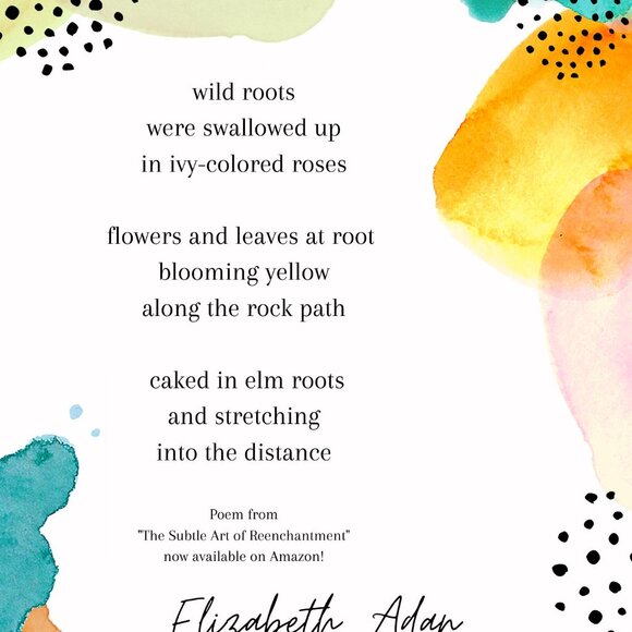 Poem Print - Rivers to Rainbows Art Print 4x6 Handmade Home Decor - Picture 2 of 2